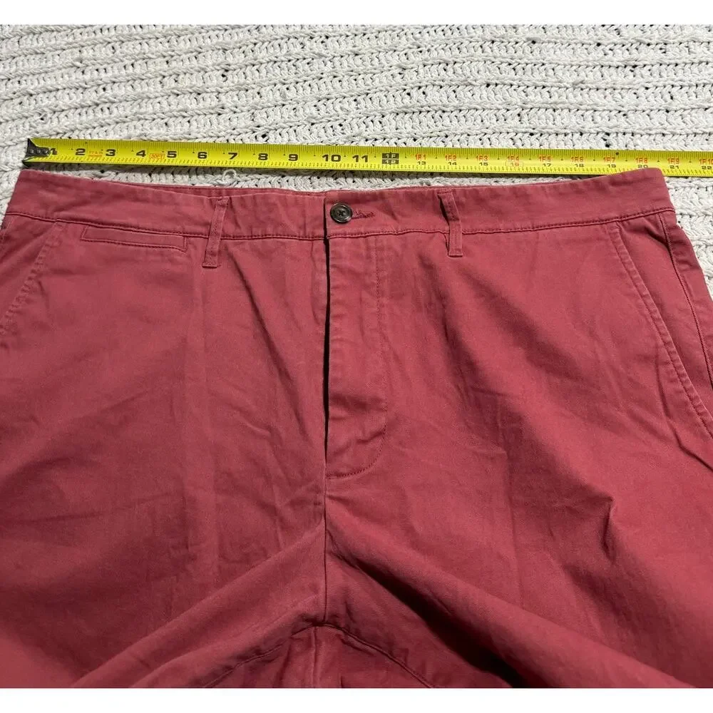 Goodfellow & Co Hennepin Chino Straight Leg Pants Mens 40 x32 Santa Fe Rose Pink